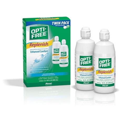 2-Pack Opti-Free Replenish Contact Lens Solution