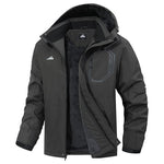 Men's Snowboarding Waterproof Fleece Lining Jacket W/ Hooded