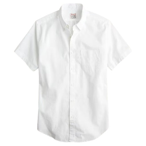 Men's Short Sleeve Broken-In Organic Cotton Oxford Shirt