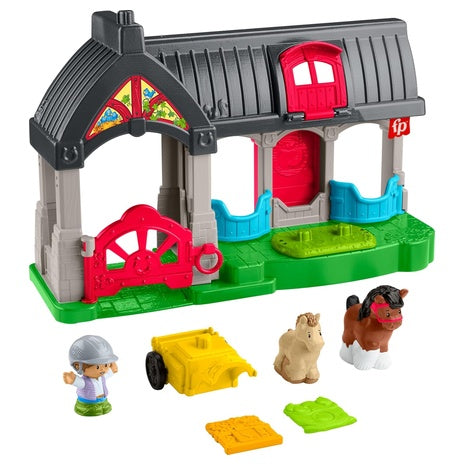 Fisher-Price Little People Friendly Horses Stable Playset