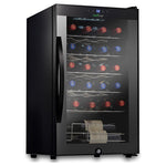 Nutrichef Freestanding 24 Bottle Wine Cooler Fridge