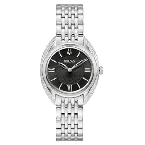 Bulova Women's Classic Diamond Quartz Stainless Steel Watch