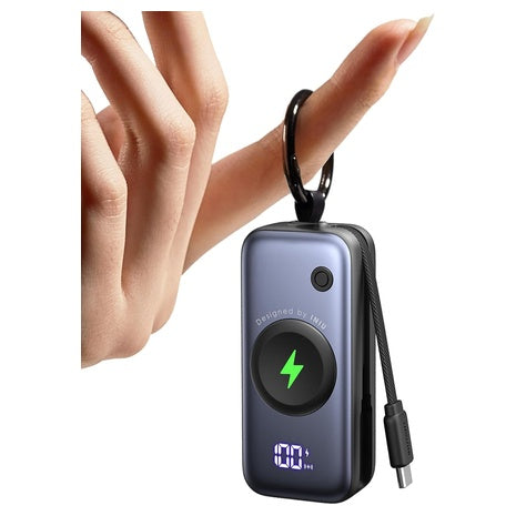 INIU 5,000mAh Keychain Power Bank with 20W USB-C Cable