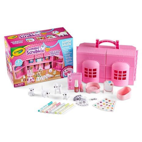 Crayola Scribble Scrubbie Pets Super Salon Playset