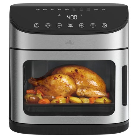12.6QT Bella PRO 90274 Stainless Steel Air Fryer Oven