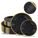 100 Disposable Plates (3 Colors)