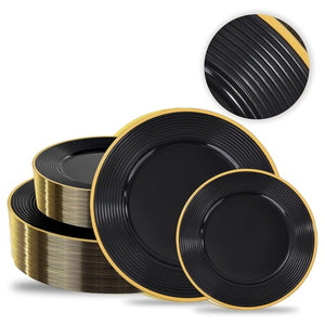 100 Disposable Plates (3 Colors)
