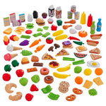 115 Pieces KidKraft Deluxe Tasty Treats Pretend Play Food Set