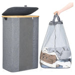 100L Collapsible Laundry Baskets with Removable Liner
