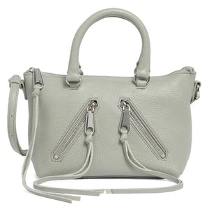 Micro Moto Leather Satchel