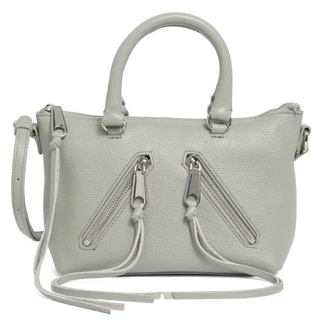 Micro Moto Leather Satchel