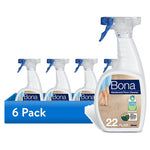 6 Bottles Bona Hardwood Floor Cleaner (22oz)