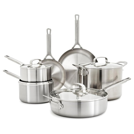 10-Piece GreenPan X Bobby Flay Stainless Steel Cookware Set