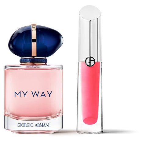 Armani Women's My Way Eau De Parfum & Prisma Glass Lip Gloss Duo Set