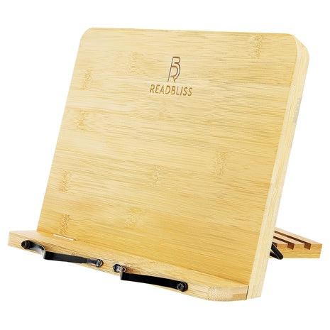 Adjustable Bamboo Book Stand