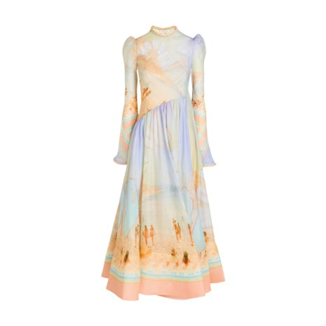 Linen and Silk Dress