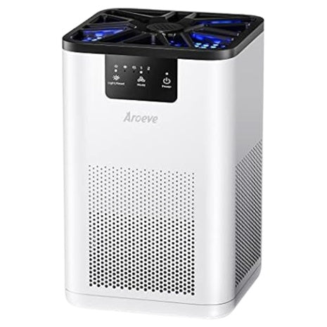 Aroeve H13 True HEPA Air Purifier W/Aromatherapy Function (2 Colors)