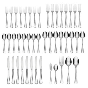 Oneida Flight 45-Piece Stainless-Steel Flatware Set (Service for 8)