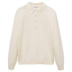 100% Cashmere Polo Sweater