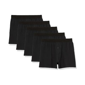 5 Men's Cotton Jersey Boxers (3 Color Variations)