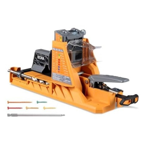 BORA Automatic Pocket Hole Jig With 50 Color-Coated Screws