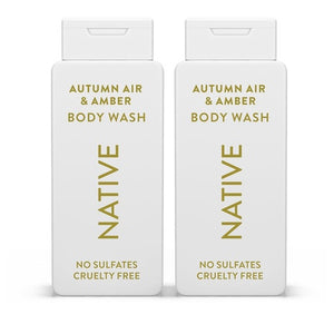 2-Pack Native Autumn Air & Amber Body Wash (18oz)