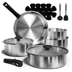 15-Piece Carote tainless Steel Cookware Set