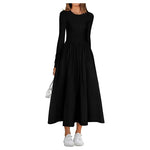 Flowy Boho Long Sleeve Midi Dress (16 Colors)