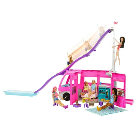 Barbie Camper Doll Playset With 60 Accessories