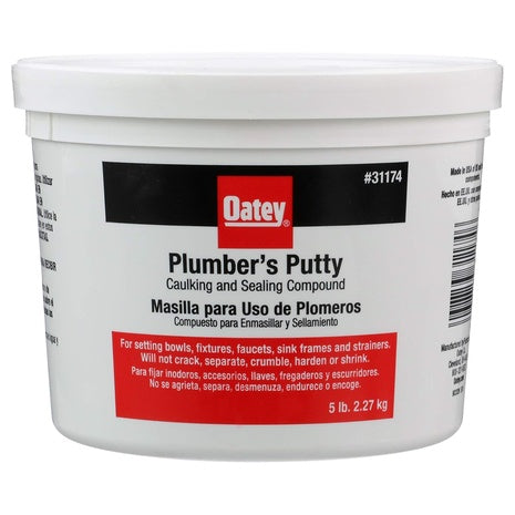Oatey Flexible Plumber's Putty (5Lb)