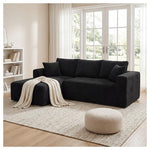 92.5" L-Shaped Modular Sectional Sofa With Chaise