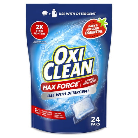 5-Packs 24-Count OxiClean Max Force Advanced Stain Remover Power Paks