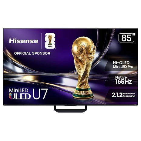 85" Hisense U7 4K Ultra HDR Smart QLED Mini-LED Google TV