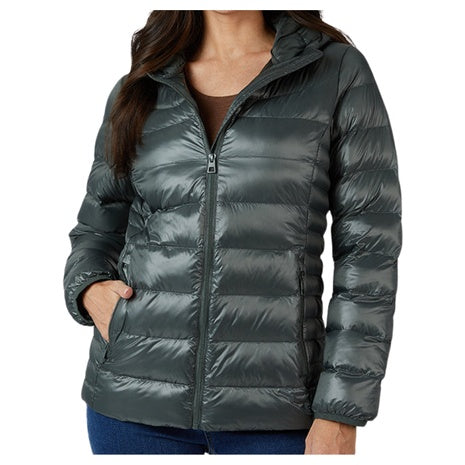 Women's Shiny Hooded Jacket