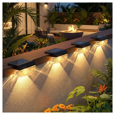 16-Pack Eyrosa Warm White Solar Deck Lights