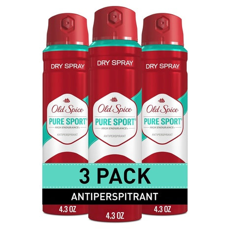 3 Old Spice Pure Sport Dry Spray Antiperspirants