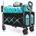 360lbs Collapsible Utility Wagon Cart With Wheels