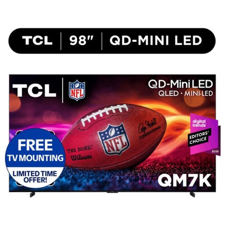 98" TCL 98QM7K 4K Ultra HD Smart QD-Mini LED Google TV