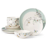 12-Piece Oneida Botanica Dinnerware Set