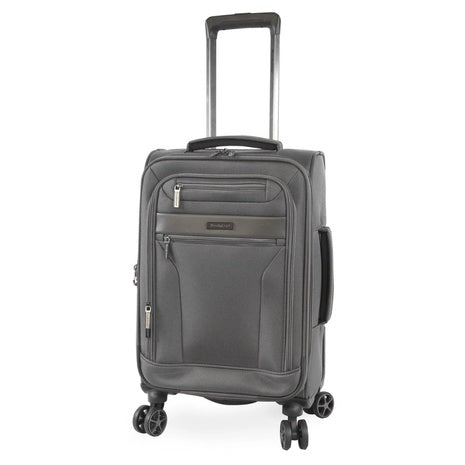 26" / 30" Brookstone Harbour Softside Checked Expandable Spinner Luggage