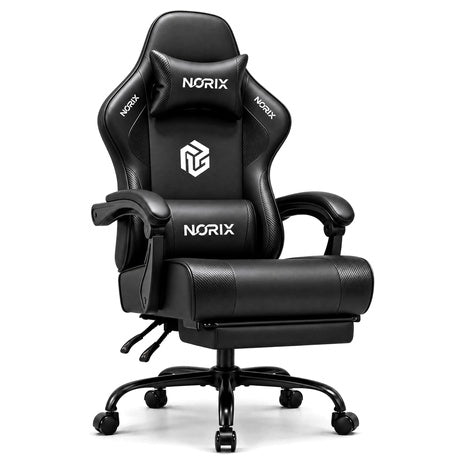 Ergonomic Computer Gaming Chair With Footrest