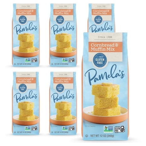 6-Pack Pamela’s Gluten-Free Cornbread & Muffin Mix