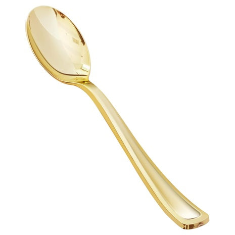 300 Gold Heavy Duty Plastic Spoons