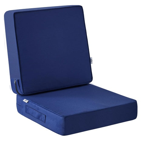 Waterproof & Fade Resistant Deep Seat Outdoor Patio Cushion Set (24"x24"x4")
