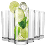 6 Highball Drinking Glasses