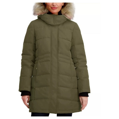 Nautica Women's Hooded Puffer Coat