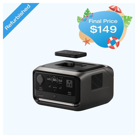 EF EcoFlow River 3 Plus 286Wh Portable Power Station [Certified Refurb]
