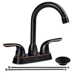 Stainless Steel Bathroom Sink Faucets With Pop Up Drain Stopper