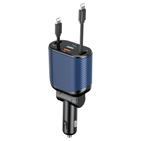 4 in 1 Retractable Car Charger