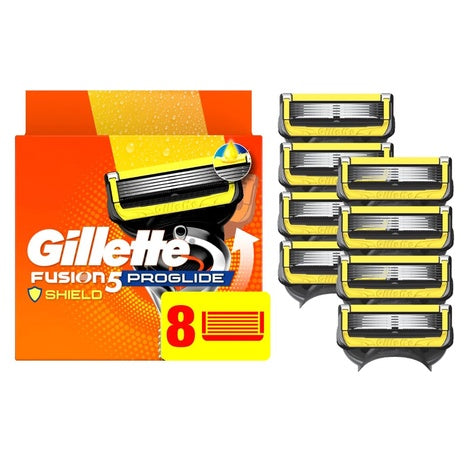 8 Gillette ProGlide Shield Razor Blade Refills